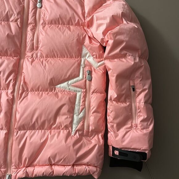 Perfect Moment Kids Super Mojo Pink Puffer Jacket with Hood. Size 14. - Picture 4 of 8